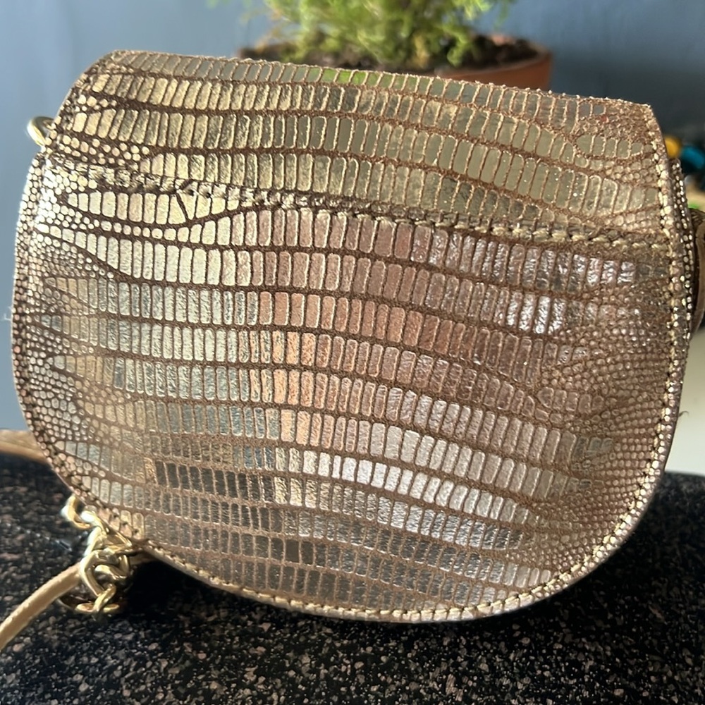 MICHAEL KORS Mini CRISS BODY BAG!! Gold tone - Picture 5 of 13